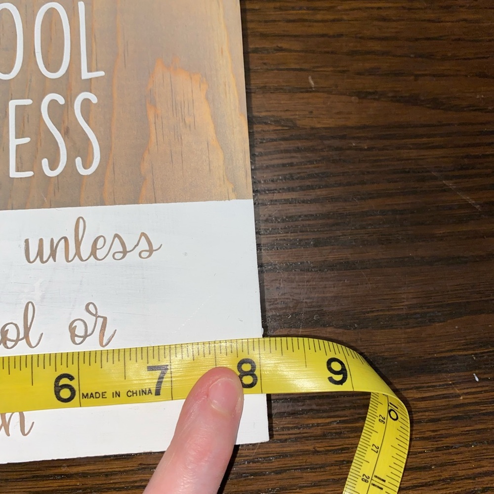 CUSTOM HANDMADE Homeschool In Progress Sign - Picture 5 of 8